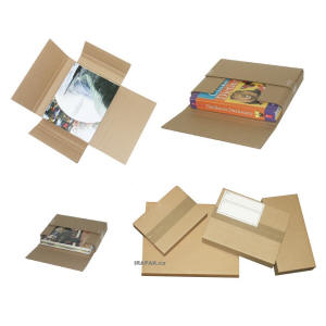 easy fold corrugated mailers shipping boxes multiple depth options