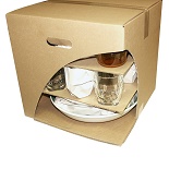 box divider inserts for safe packing dishes and fragile items for moving or storage
